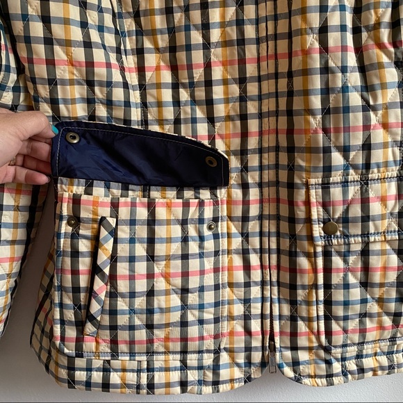 Talbot multi color plaid quilted jacket - Picture 3 of 10